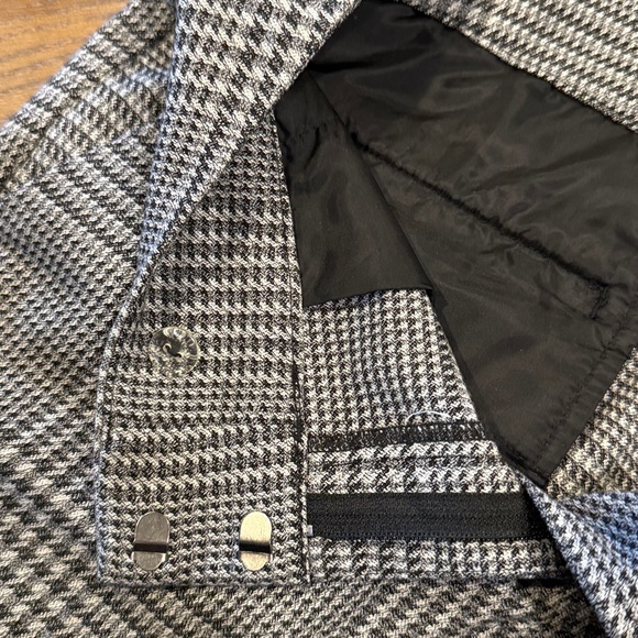 Ann Taylor Factory Black and White Plaid Pantsuit - Picture 8 of 9